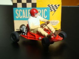 Scalextric K1 Go Kart Gocart rot ovp sehr selten 60er