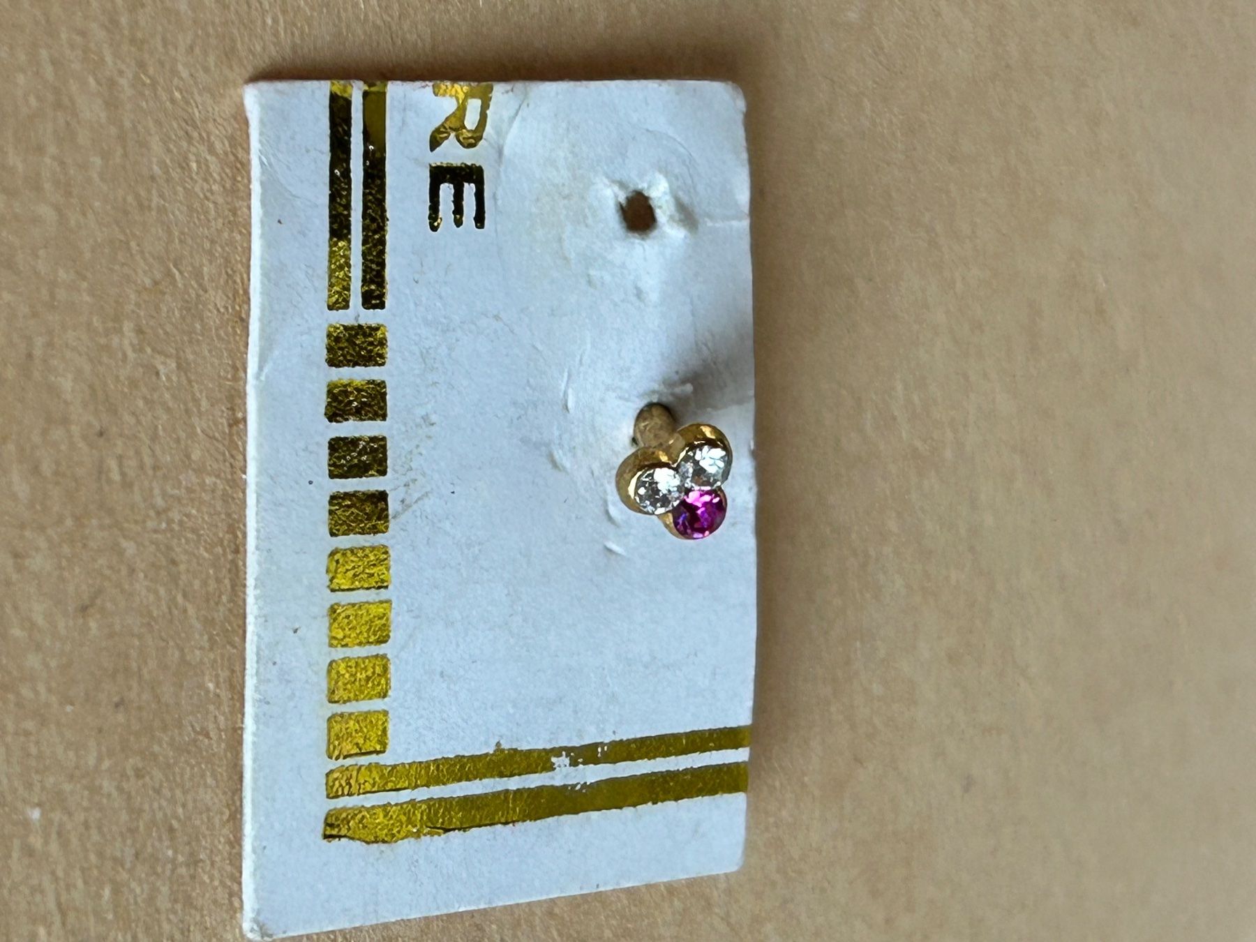 Gioielli per piercing: Nasenring indisch 3 colors – Usato da Laufen venduto da Bellavitaboom 1