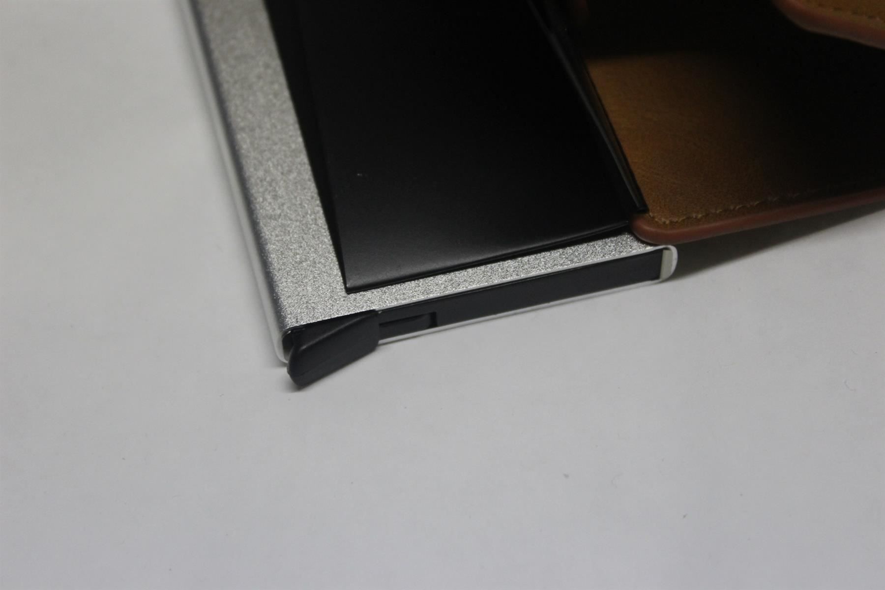 Portafogli: Braun Kartenetui Portmonee RFID Schutz – Nuovo (secondo la descrizione) da Kirchdorf AG venduto da Restposten110 2