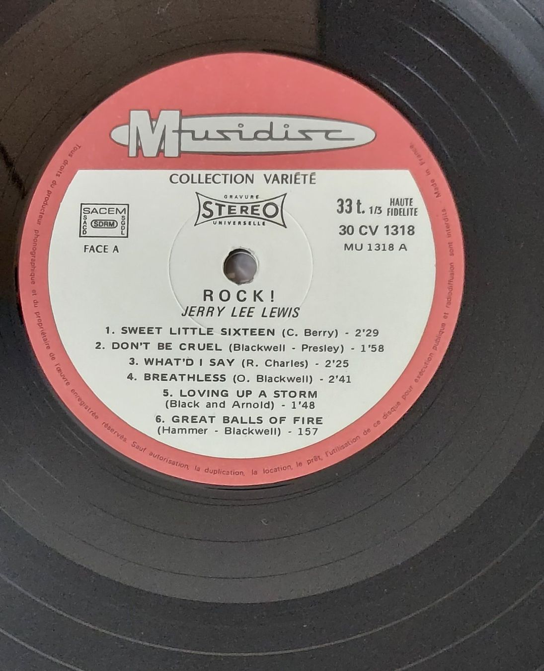 Vinyles: LP - JERRY LEE LEWIS - ROCK! – D'occasion à Steckborn par Quo7 1