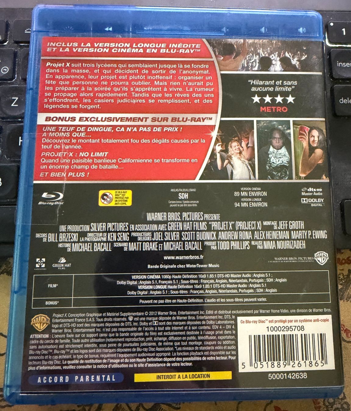 Alle DVDs: Projet X (2012) - Blu-ray – Gebraucht aus Semsales von __Florian__ 2