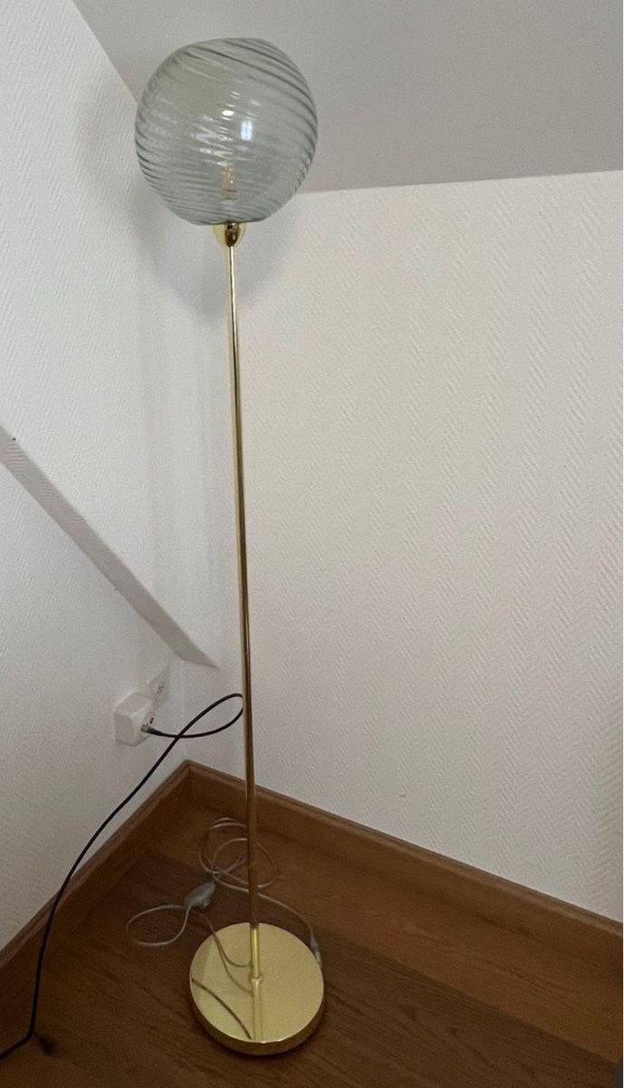 Lampen: Schöne Stehlampe in Gold und Blau – Neu (gemäss Beschreibung) aus Oberentfelden von ana_s526 2