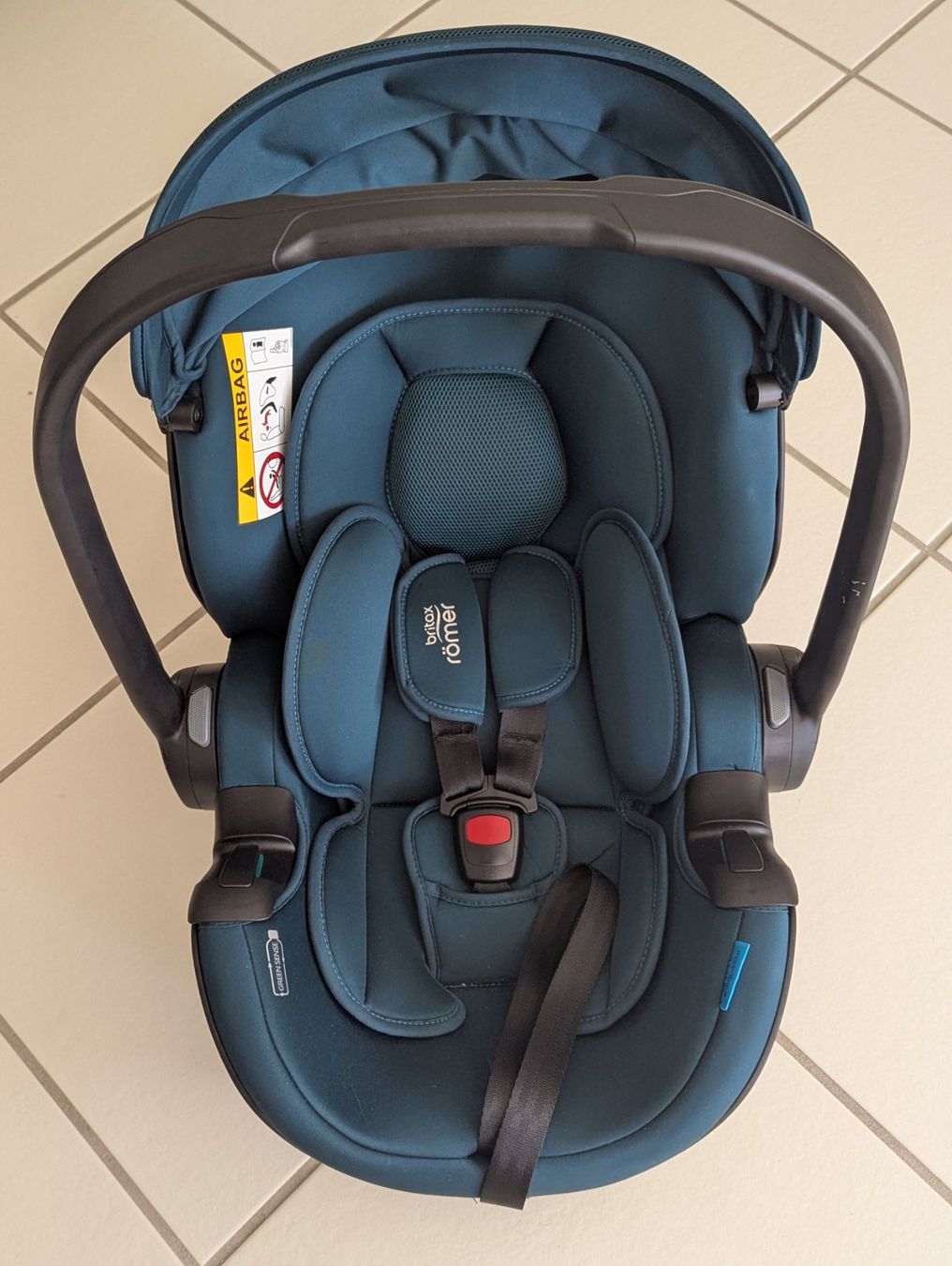 Britax Römer Seggiolini per auto: Britax Römer Babysafe pro Babyschale Atlantic green – Usato da Oberweningen venduto da jul_sg58