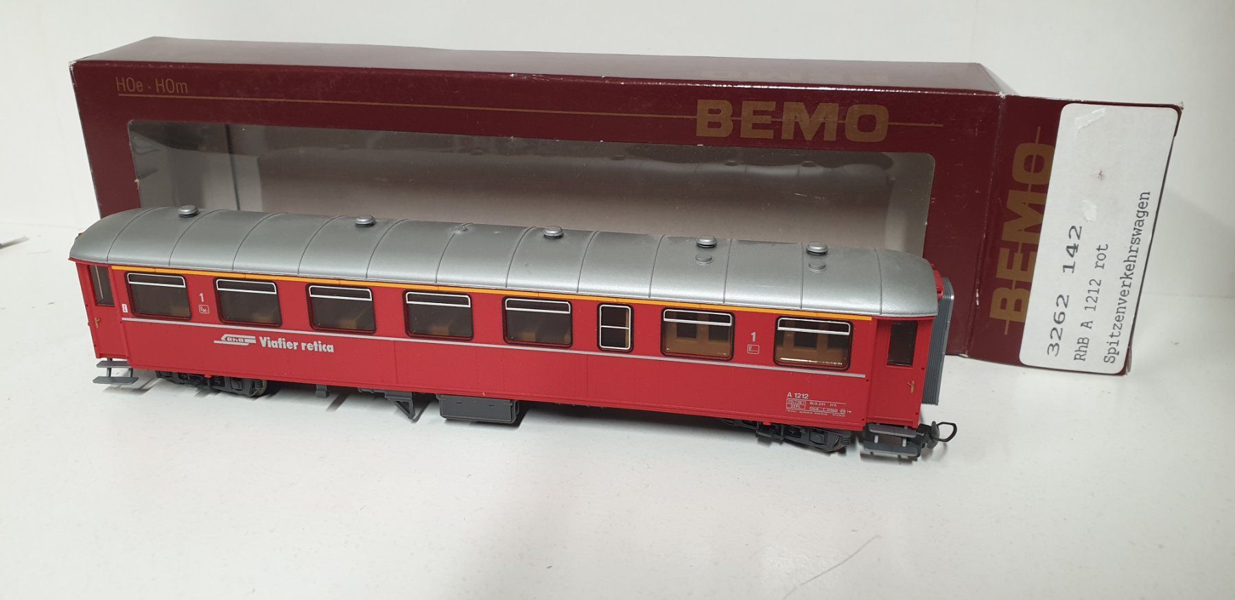 Bemo Modellini di ferrovie: Bemo RhB  Personenwagen 3262  142 – Nuovo (secondo la descrizione) da Geroldswil venduto da TopTrain54 4