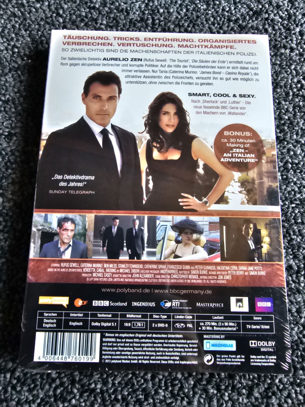 Tutti i DVDs: DVD Box Aurelio Zen Neuverpackt – Nuovo e nell'imballaggio originale da Ruswil venduto da jan_bxl5 1