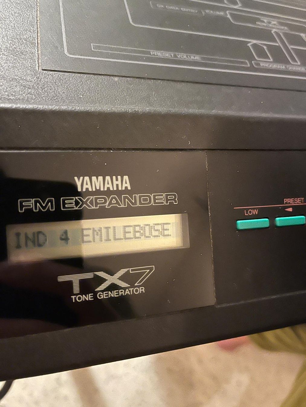 Yamaha Strumenti musicali: Yamaha TX7 FM Synthesizer - rare – Usato da Zürich venduto da LeoGd 9