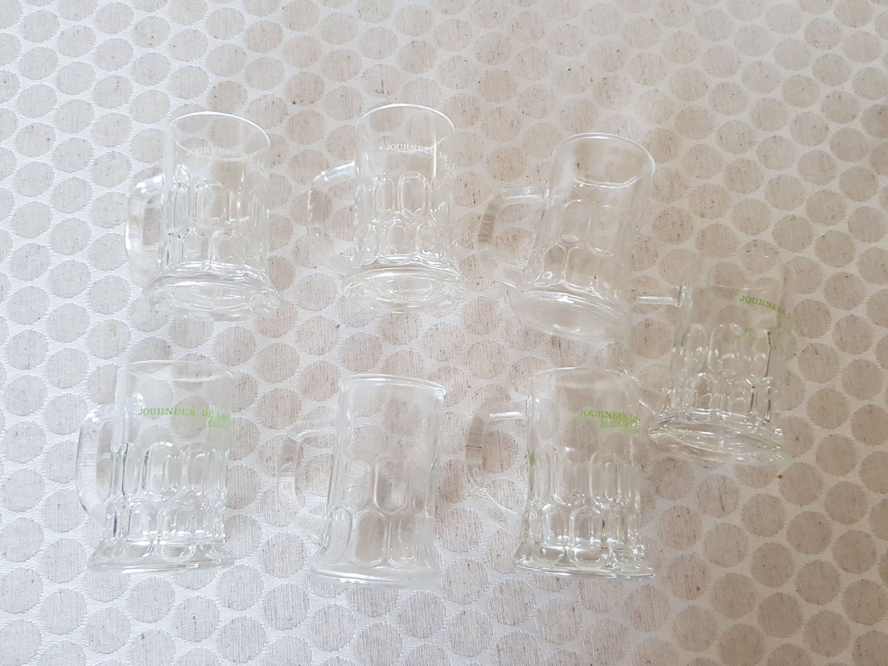 Bicchieri: Lot de 7 chope de bière miniature – Usato da Zürich venduto da heldc 1