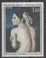 FRANKREICH : INGRES (Gemälde: nackte Frau  (2