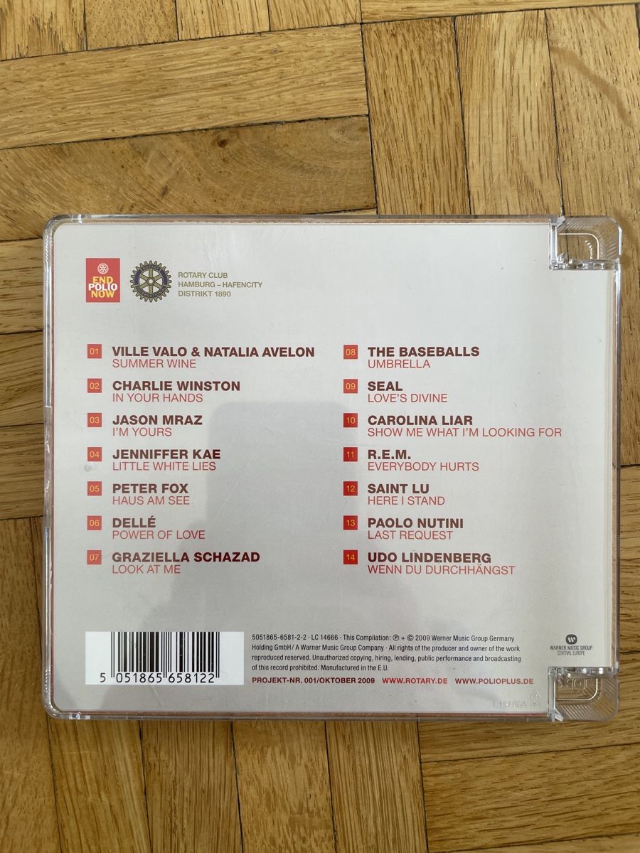 CD: EndPolioNow CD – Usato da Zürich venduto da Mr.Mauri83 2