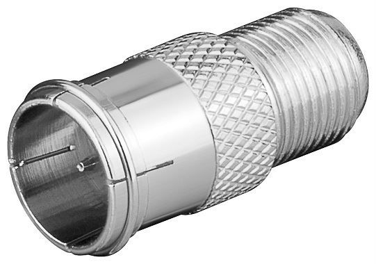 Altri accessori: F-Adapter: F-Stecker (Quick) > F-Buchse – Nuovo e nell'imballaggio originale da Aesch BL venduto da Elektronik_Laden