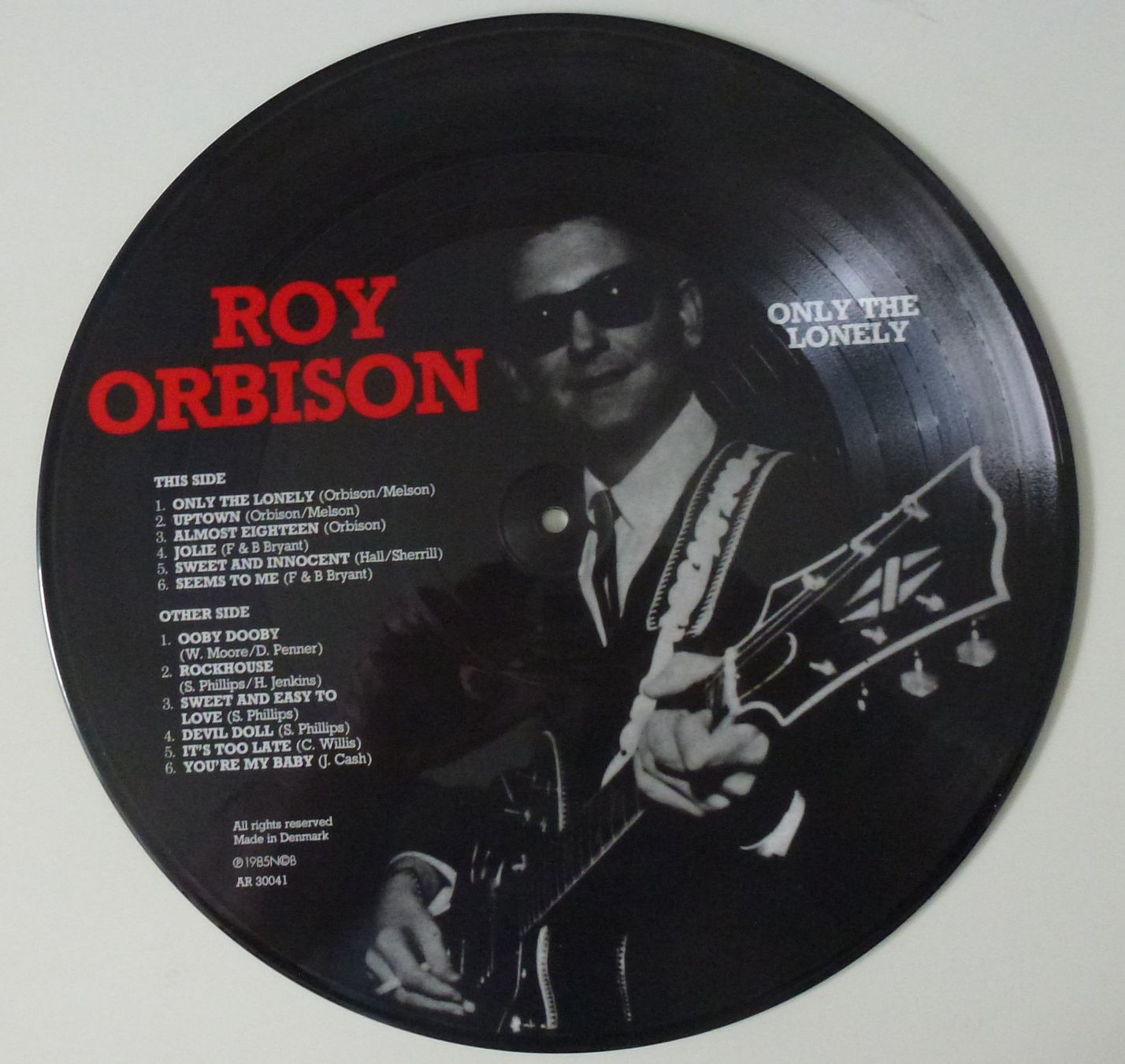 Dischi in vinile: Roy Orbison - Vinyle Picture Disc - Only The Lonely – Usato da Le Lignon venduto da passro06 1