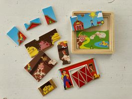 Holzpuzzle Bauernhof (Delta Sport)