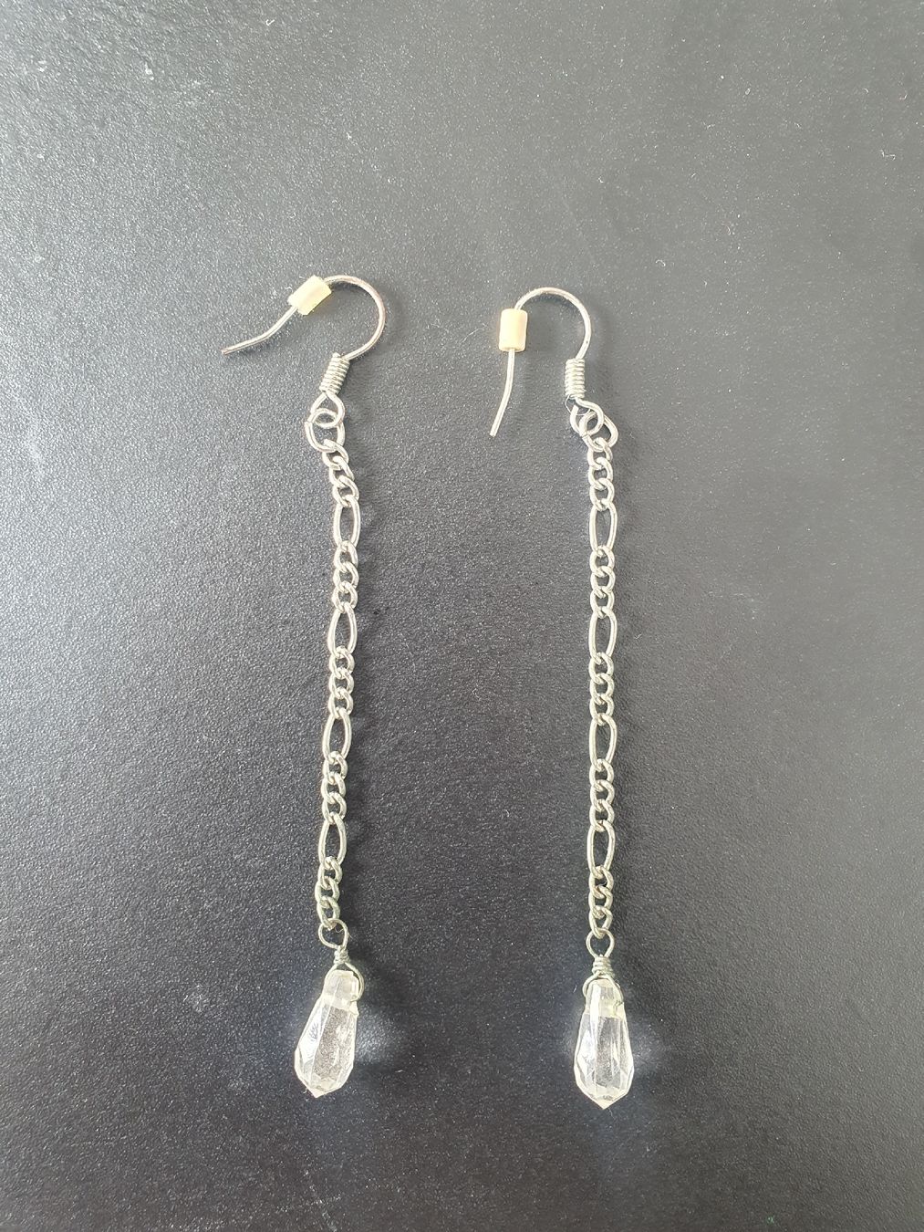 Ohrringe & -stecker: Elegante Ohrhänger mit "Kristall" Anhänger – Gebraucht aus Moosseedorf von Sonnenschein.. 1