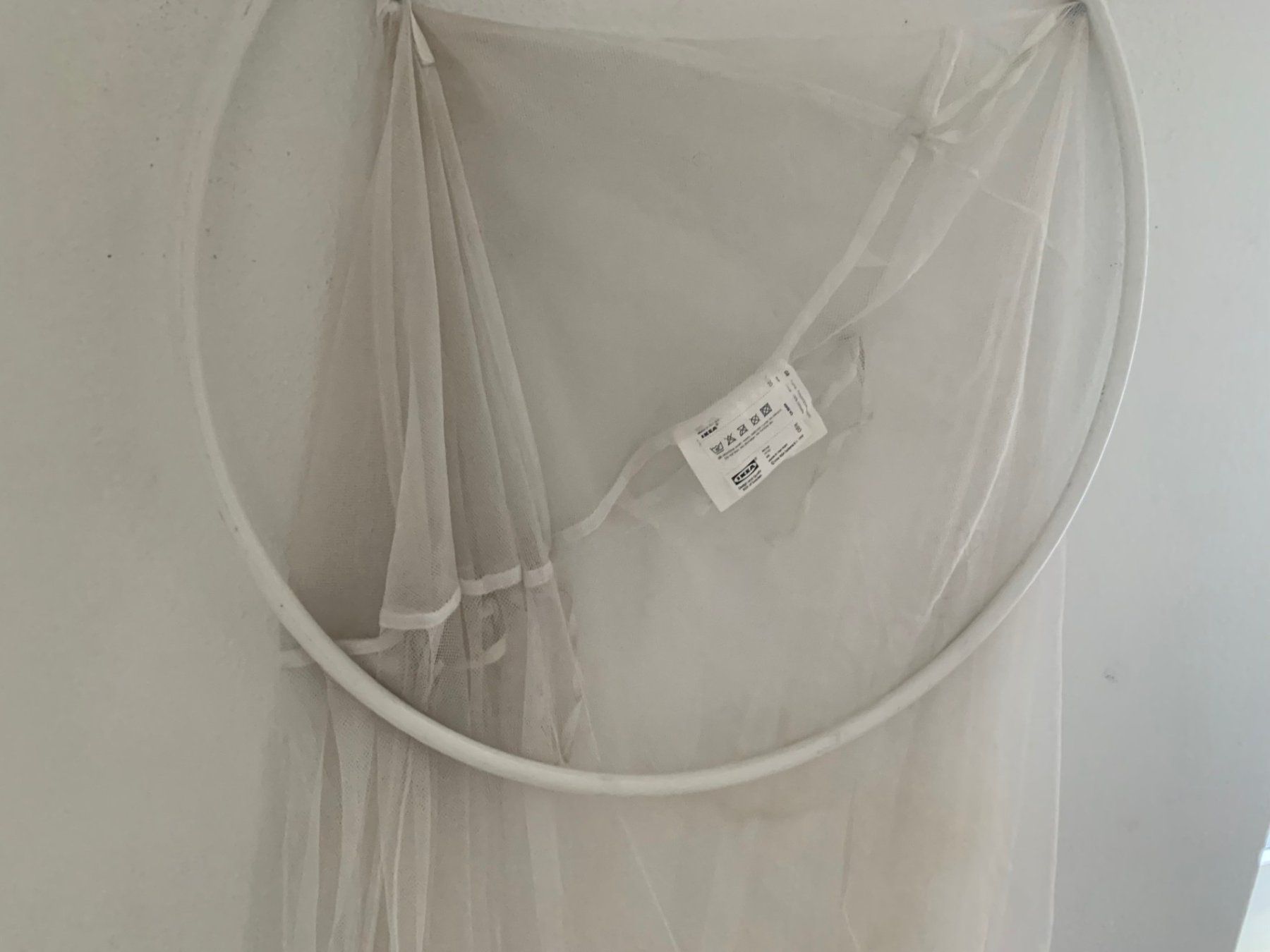 Tutte le decorazioni: Ikea Betthimmel BRYNE, Weiss, Gebraucht – Usato da Emmen venduto da newdeal1970 2