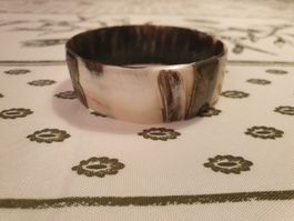 Bracelet en argent et corne
