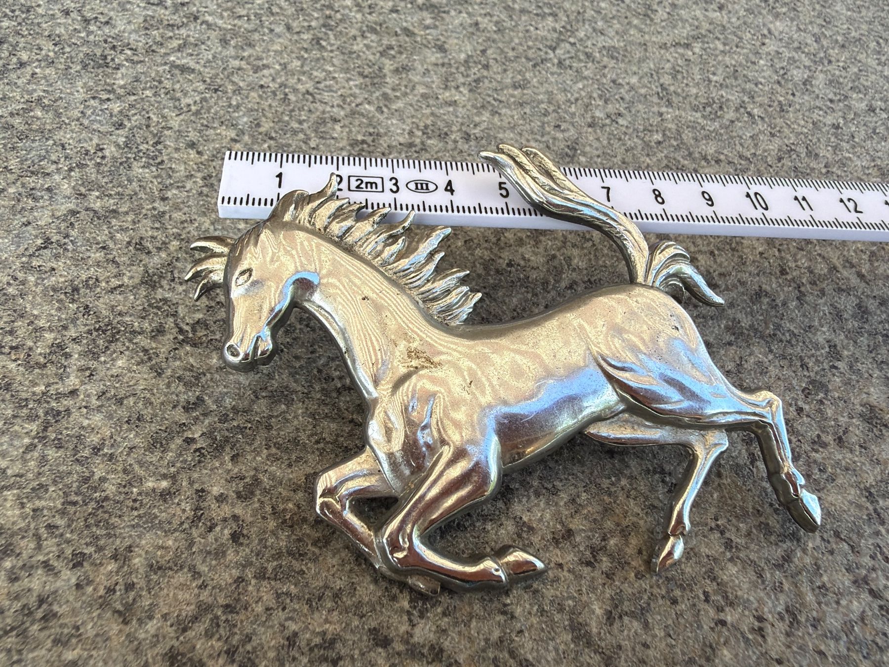 Ferrari Alle Autoersatzteile: Ferrari Pferd Emblem / Logo Chrom Vintage – Gebraucht aus Deitingen von Himhip 3