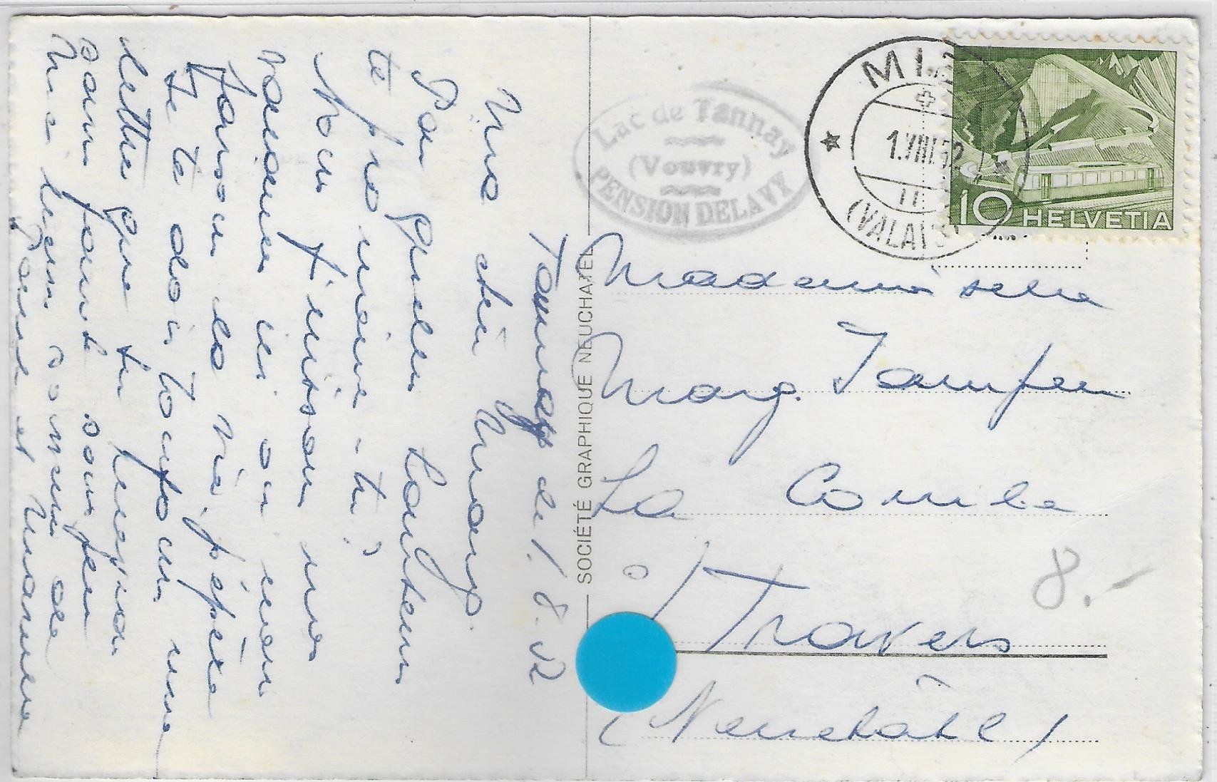 Cartoline postali: Les Jumelles et le Grammont – Usato da Ettingen venduto da Kartenplanet 1