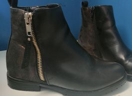 Bottines noires fermeture éclair taille 32