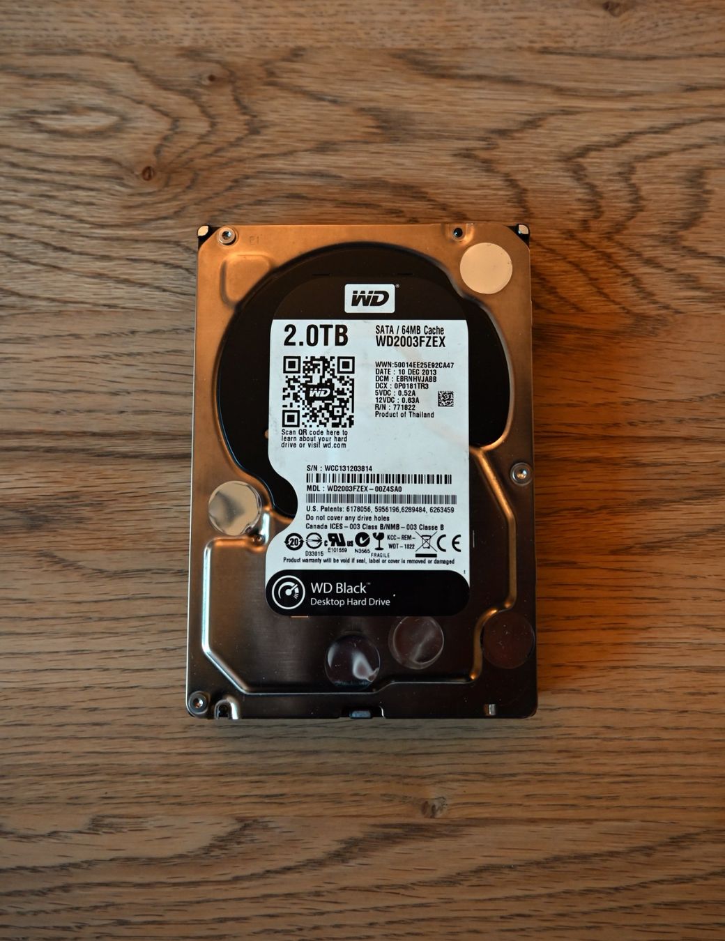 Western Digital Dischi rigidi: WD Black WD2003FZEX 2TB – Usato da Münchenbuchsee venduto da Chaoo