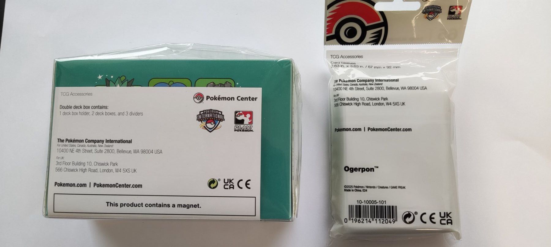 Pokémon Sammelbilder & Trading cards: Pokémon EUIC 2025 Ogerpon Double Deck Box & Sleeves – Neu und originalverpackt aus St. Gallen von tradermuck 1