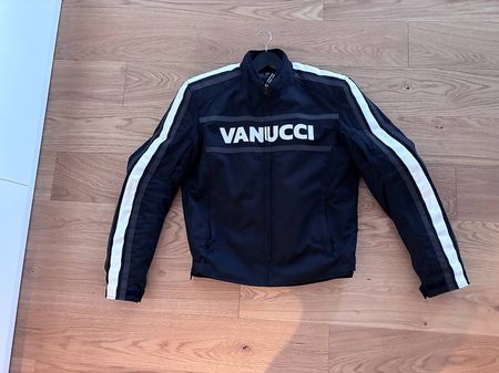 Vanucci RVX-3 Motorradjacke  Schwarz/Weiss