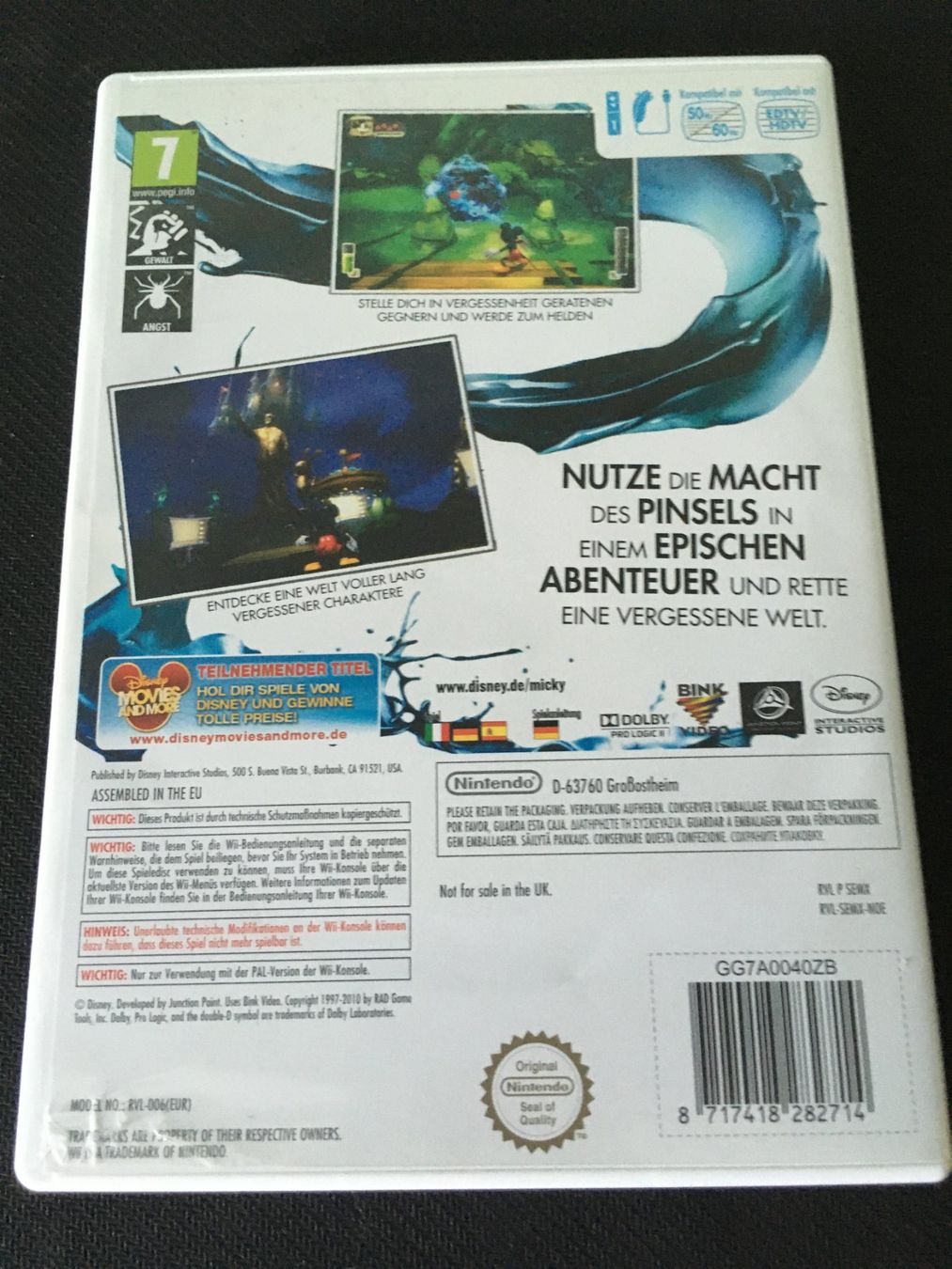 Nintendo Spiele: Mickey Epic für Nintendo Wii – Gebraucht aus St.Gallen von sjosjo 1
