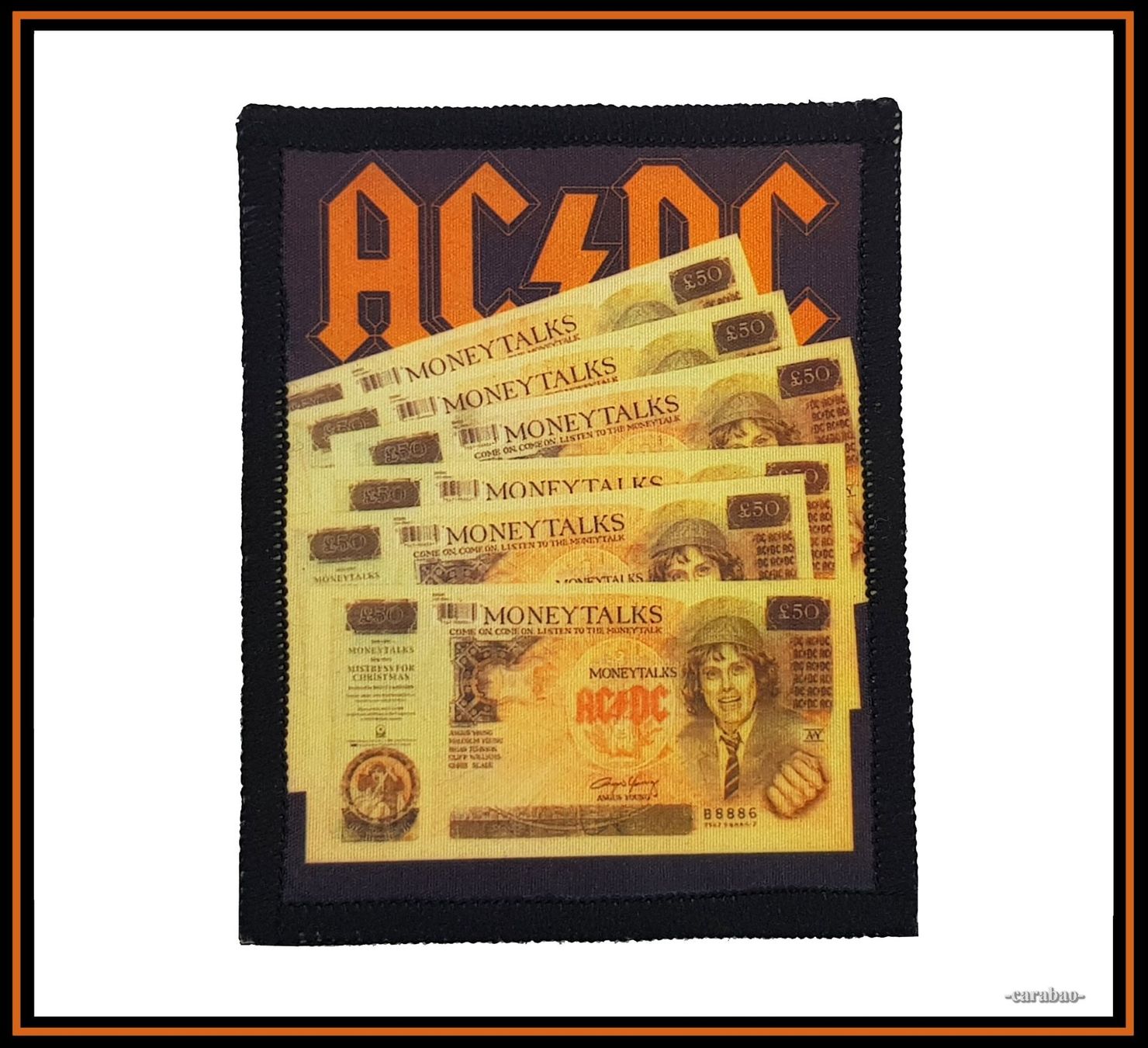 Toppe: Aufnäher AC/DC  -  MONEY TALKS – Nuovo (secondo la descrizione) da Winterthur venduto da --carabao--