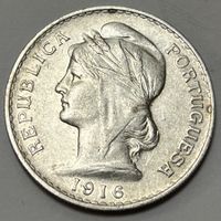 50 Centavos - Erste Republik - Portugal - 1916 (Silber .835)