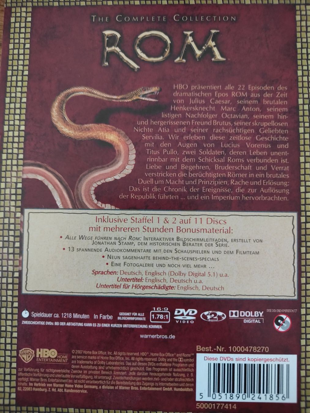 Tous les DVDs: ROM The Complete Collection DVD Set neuwertig – D'occasion à Einsiedeln par sch_2wgv 1