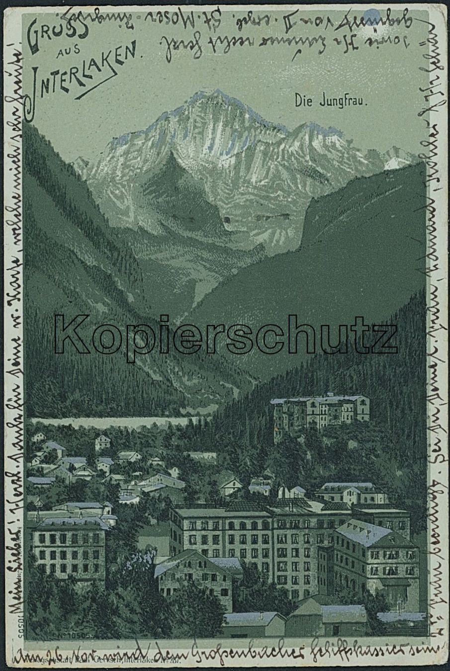 Tutti i francobolli: BE Interlaken - Schiffspost - Brienzersee - nach Cairo ET – Usato da Schindellegi venduto da leecollect 1