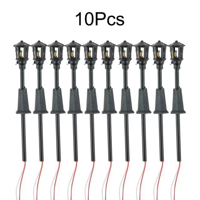 Modellini di ferrovie: LED-Laterne "Parkstrasse"  Spur H0, 10 Stk. – Nuovo (secondo la descrizione) da Luzern venduto da Salefactory 1