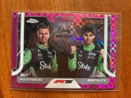 Topps Chrome Hülkenberg / Bortoleto /250