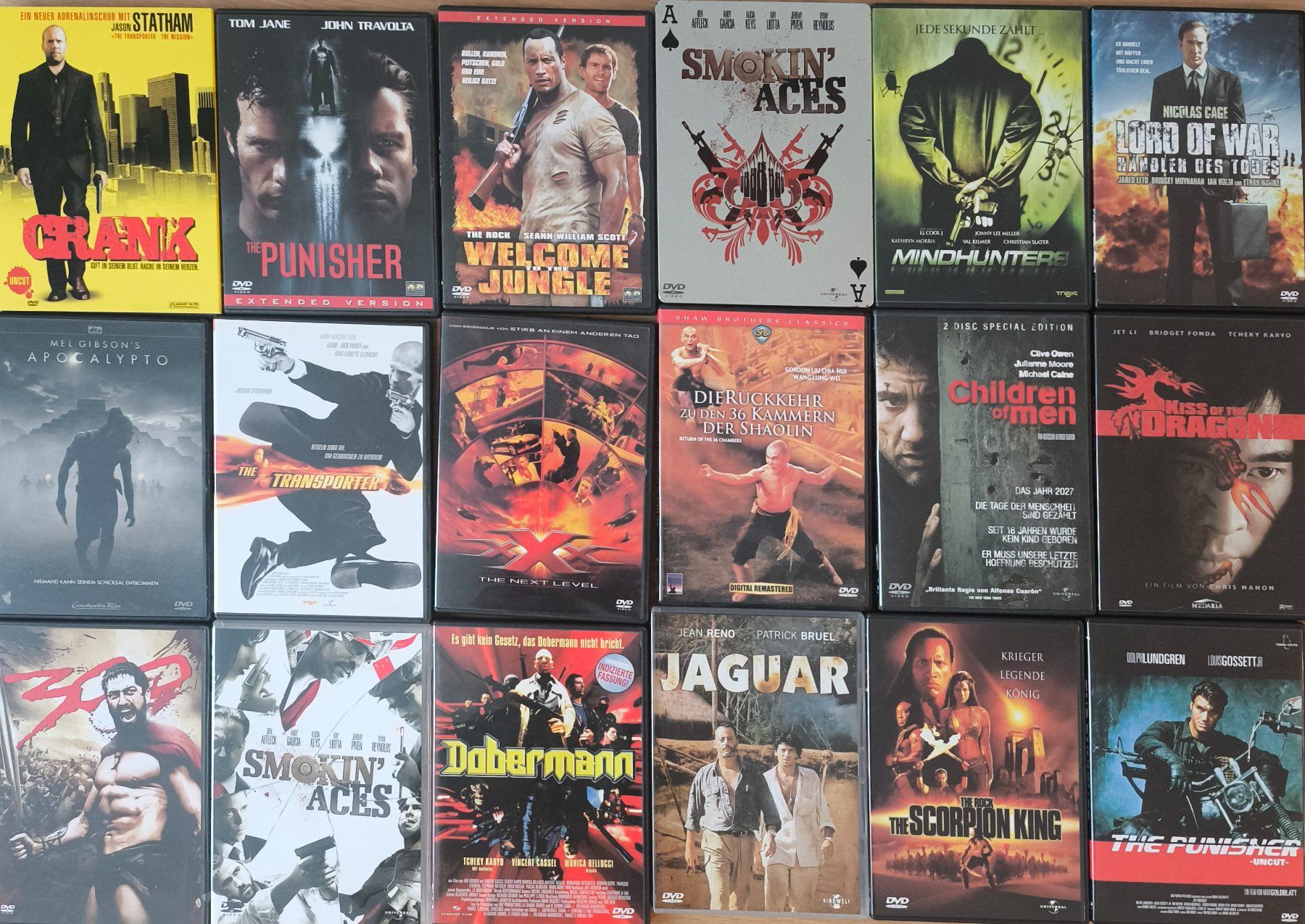 Tutti i DVDs: DVD Sammlung Actionfilme 1 – Usato da Birmensdorf ZH venduto da B091358