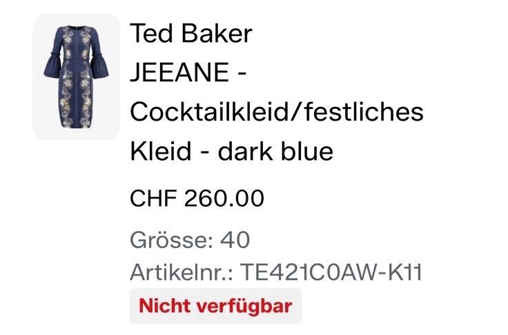 Ted Baker Vestiti: Coktailkleid von Ted Baker - Grösse 40 – Nuovo (secondo la descrizione) da Nidau venduto da EsmeGio 3