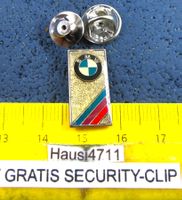 BMW M AUTO LOGO PIN GLASIERT mit SECURITY-CLIP KLEIN-FEIN