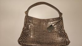 Furla Tasche echtes Leder, Krokodiloptik