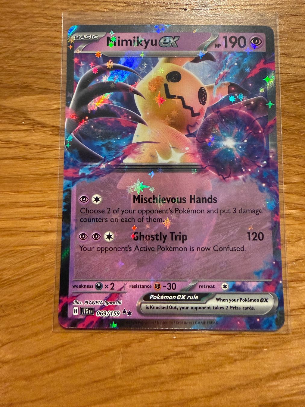 Pokémon Sammelbilder & Trading cards: Mimikyu ex 069/159 – Gebraucht aus Amriswil von sim_nlb6