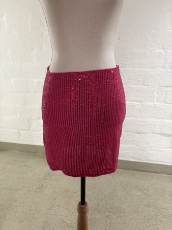 Damen Pailletten Rock,Gr.M;Shein