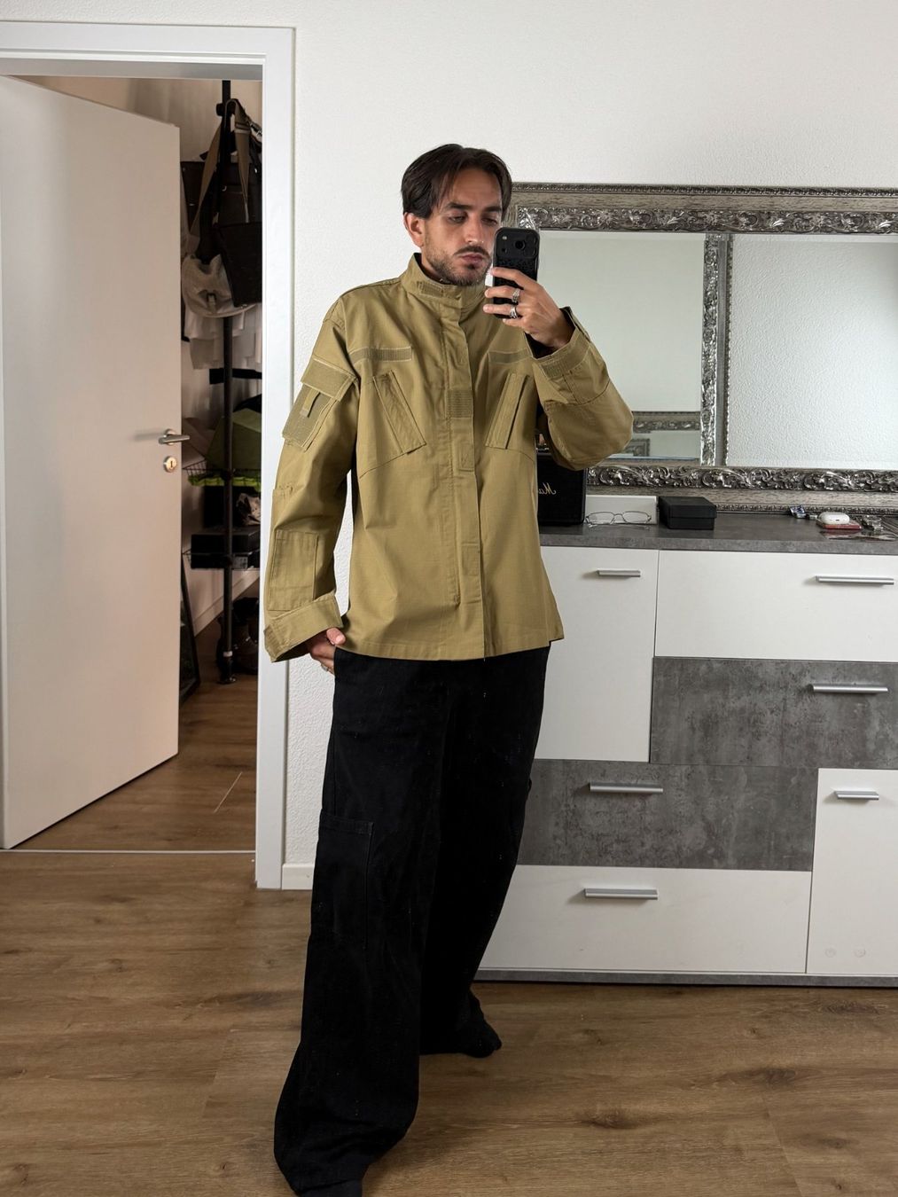 Giacche: Beige Military Light Jacket – Usato da Biel/Bienne venduto da sami0788480082 1