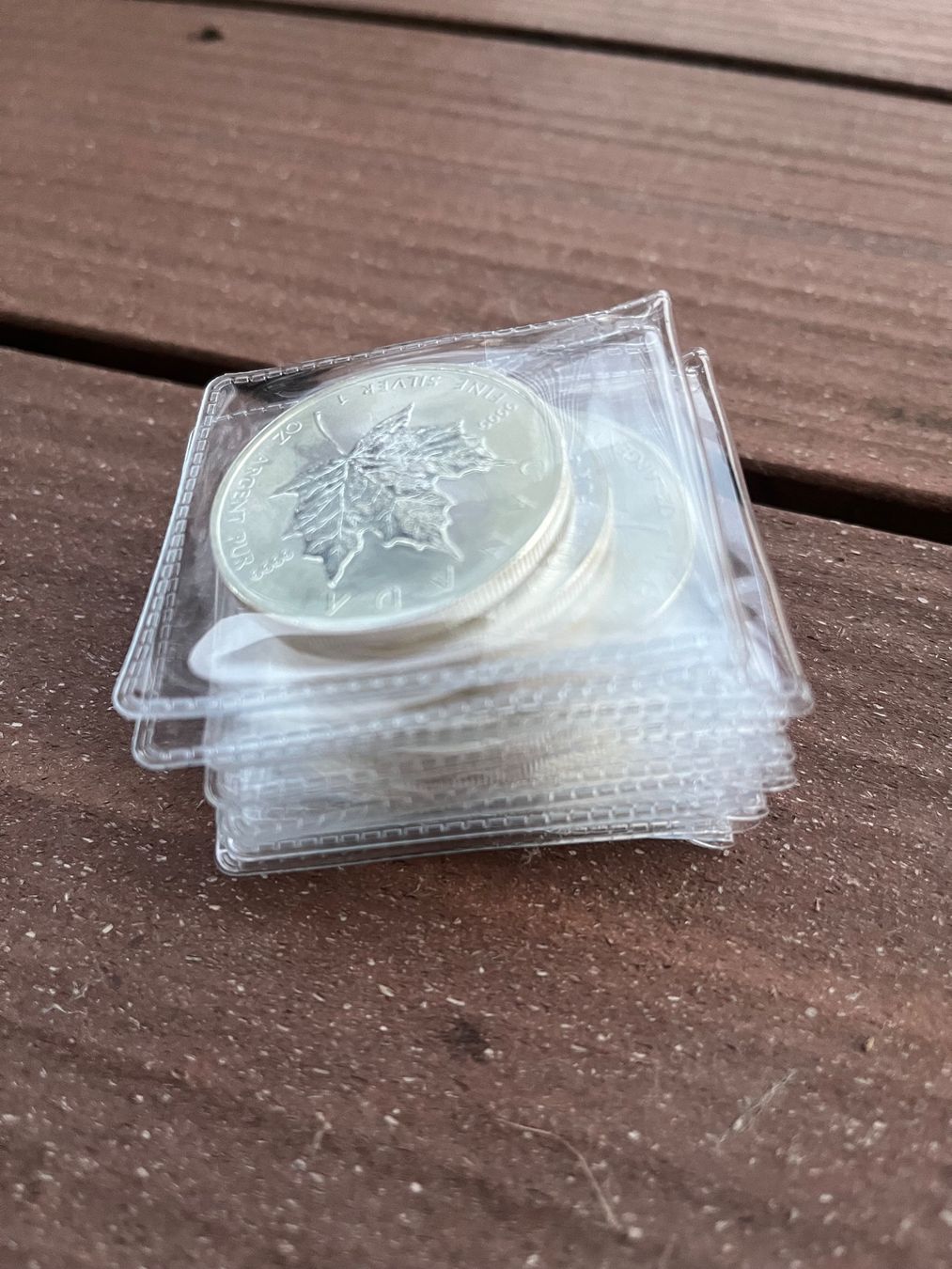 Toutes les monnaies: 9 Unzen Maple Leaf Feinsilber – D'occasion à Arbon par luk_h2cc
