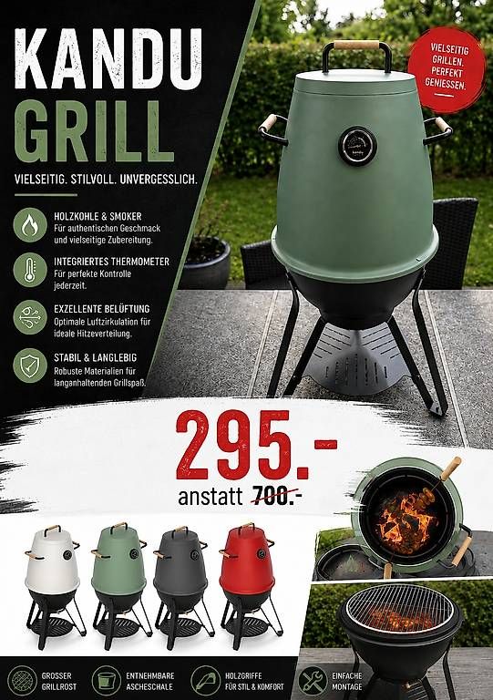 Griglie: Kandu Grill NEU & Original verpackt – Usato da Thal venduto da and_wn7z
