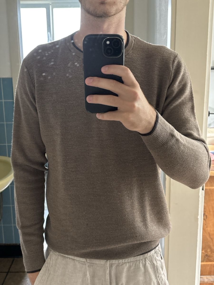 Navyboot Maglioni & Felpe: Navyboot Pullover Merino braun Grösse L mit Defekt – Usato da Rüschlikon venduto da mnm_v2sw