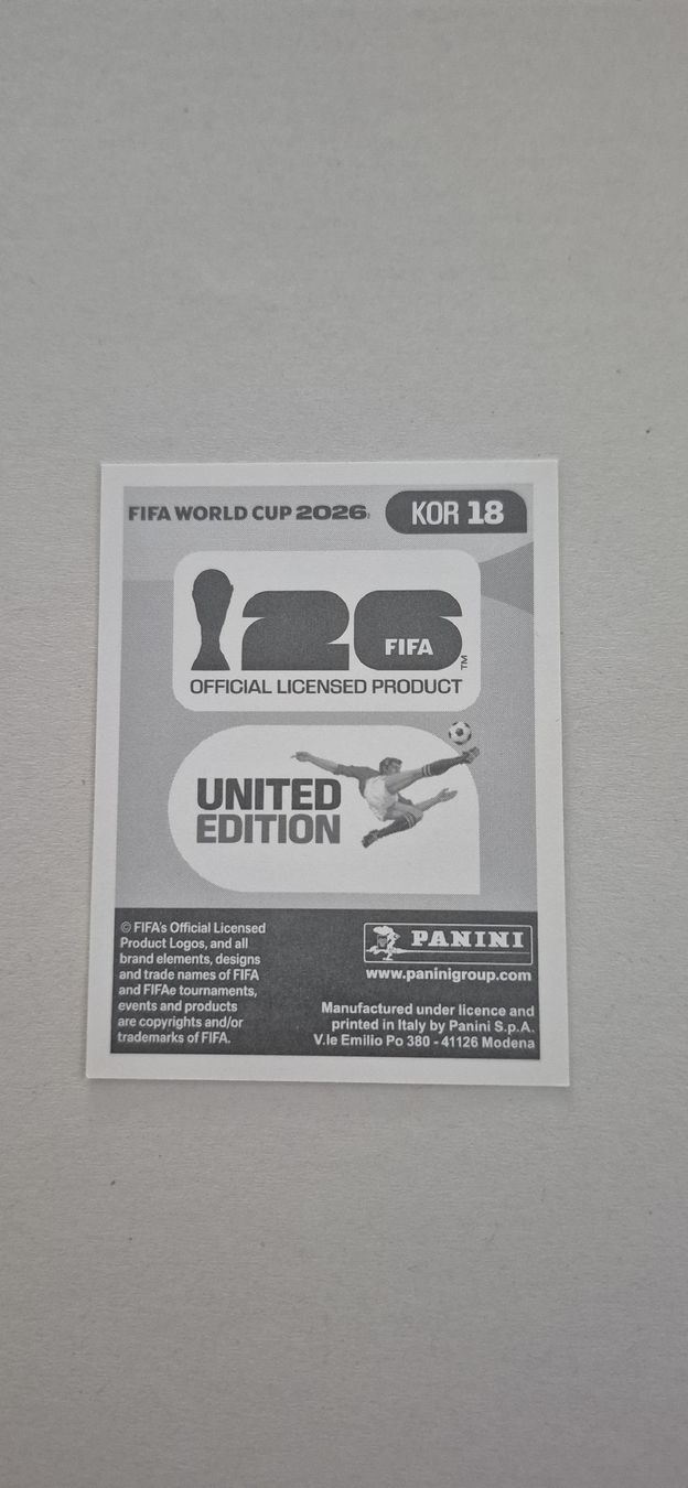 Panini Carte collezionabili: Panini KOR 18 – Nuovo (secondo la descrizione) da Thônex venduto da Sebabastien 1