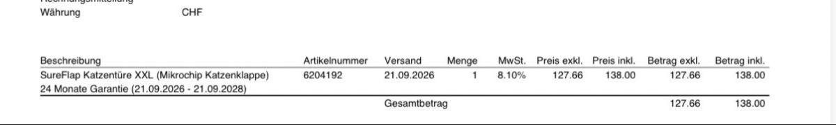 Gattaiole: SureFlap, Microchip Per Door, neuwertig – Nuovo (secondo la descrizione) da Interlaken venduto da Jessicaamacher24 4