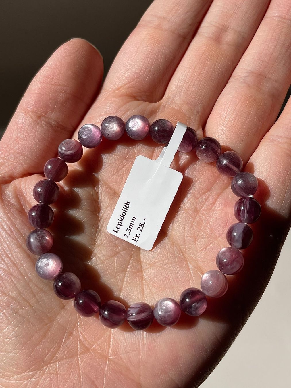 Bracciali & Braccialetti: Lepidolith Armband,Edelstein Armband – Nuovo e nell'imballaggio originale da Schiers venduto da sisikristall