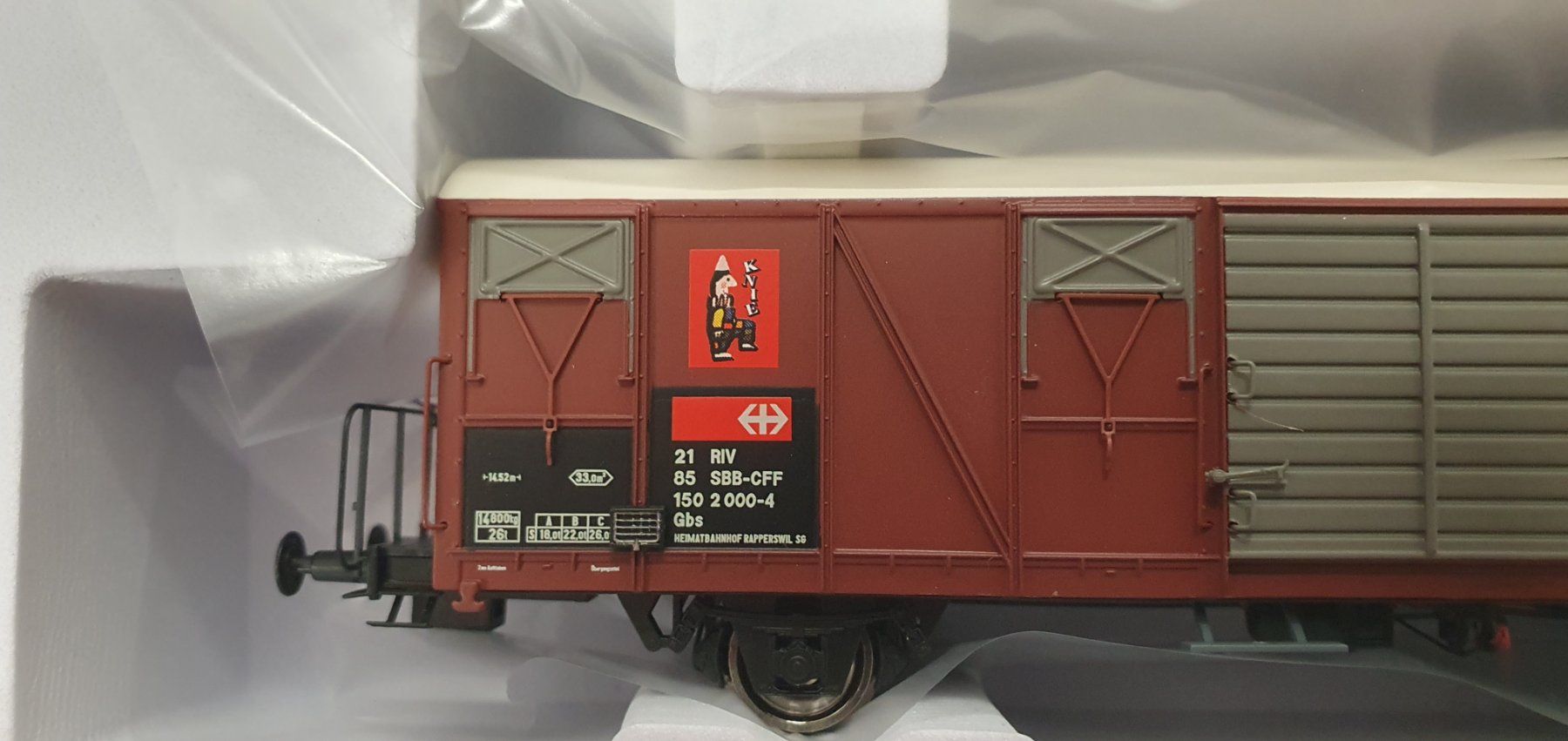 Modellini di ferrovie: Exact-Train 20452A  SBB Gbs Circus KNIE – Nuovo e nell'imballaggio originale da Würenlos venduto da jub_nd5j 3