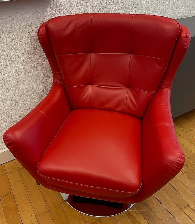 Poltrone: Dressessel aus Leder - rot – Usato da Wilen b. Wil venduto da Sarah3 1