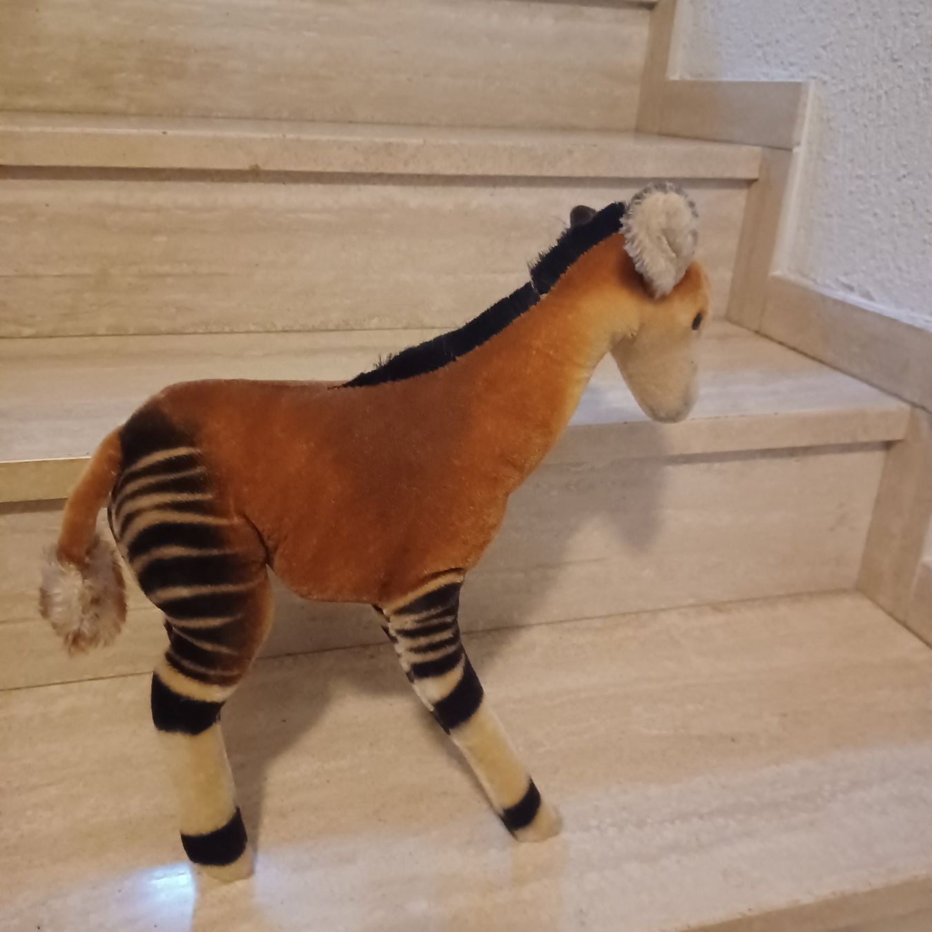 Steiff Giocattoli: seltenes grosses Steiff Okapi43 cm um 1960 – Usato da Abtwil SG venduto da luupsy 2