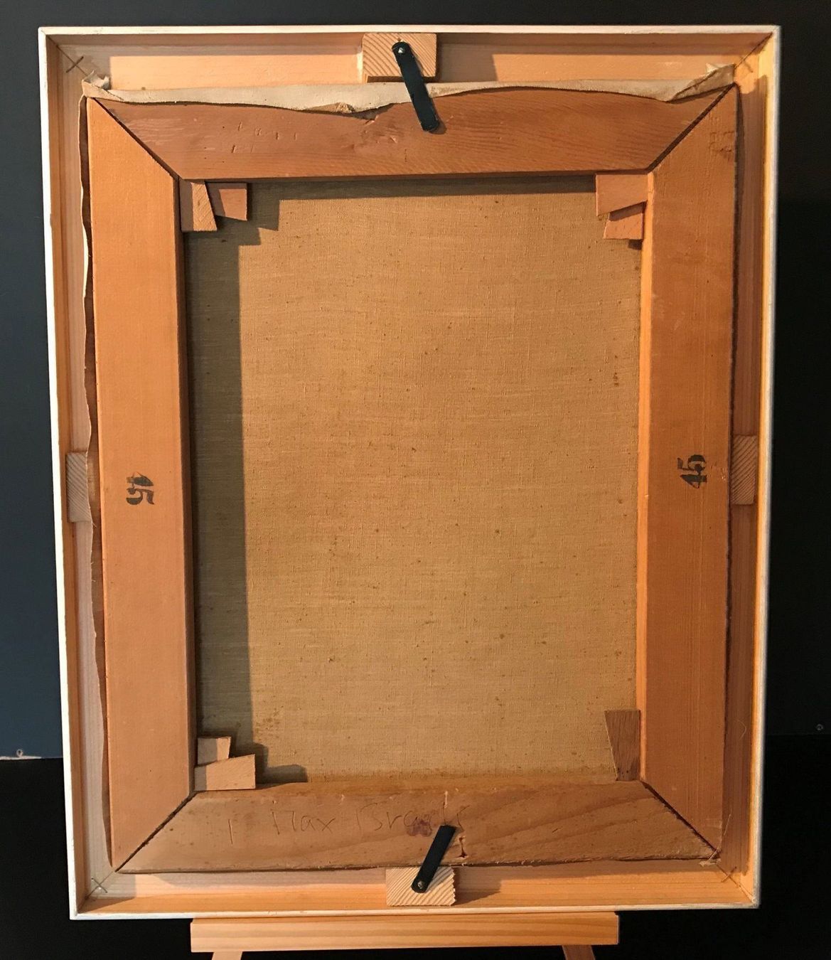 Dipinti: Max Brack, Original, Öl auf Leinwand – Usato da Einsiedeln venduto da artgallery59 4