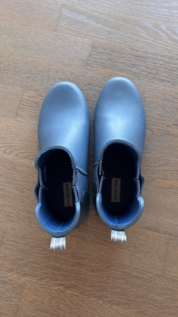 Hunter Scarpe da donna: Hunter Original Commando Wellies – Pale Blue, Gr. 40/41 – Usato da Zürich venduto da neu_xzs2 4